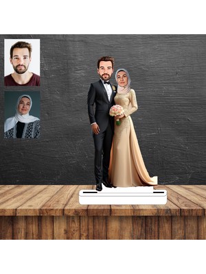 Karı-Koca Karikatür Figürü,sevgiliye Hediye,doğum Günü Hediyesi