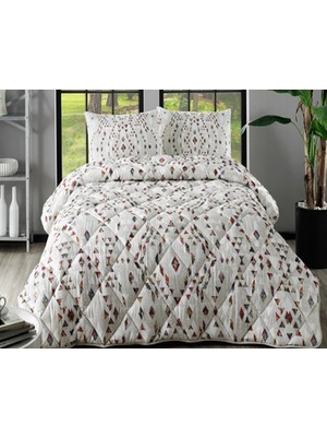 Taç Joan Çi̇ft Ki̇şi̇li̇k Yorgan Seti̇ Bej