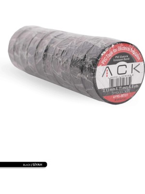 Ack 10 Adet Elektrik Bandı Izolasyon Bandı 8M*10AD