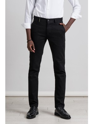Perpant Kanvas Kışlık Kumaş Pamuklu Likralı Slimfit Pantolon