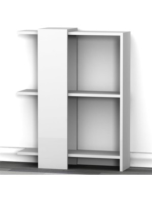 Rafkestir Caddy  Duvar  Raf Seti Beyaz ( Mat )