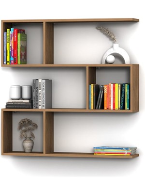 Rafkestir Alize Duvar Raf Set Kafkas Meşe ( Mat )