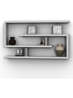 Rafkestir Candy Duvar  Raf Seti Beyaz ( Mat )