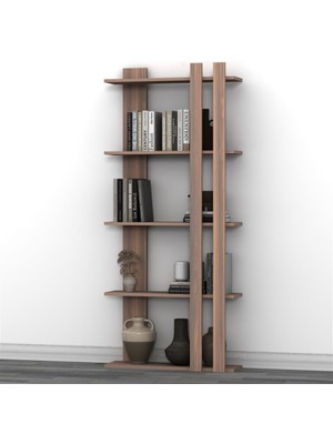 Rafkestir Long  Raf Seti Hareli Ceviz (Mat)