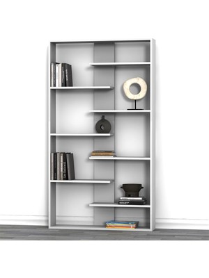 Rafkestir Pars Duvar  Raf Seti Beyaz ( Parlak )