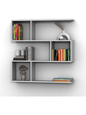 Rafkestir Alize Duvar Raf Set Beyaz ( Mat )