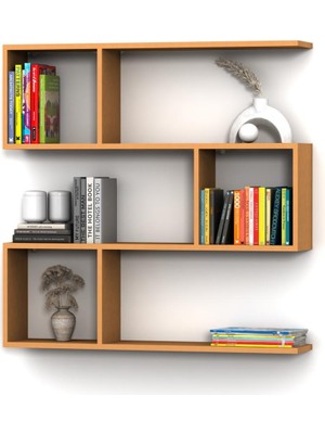 Rafkestir Alize Duvar Raf Set Bambu ( Mat )