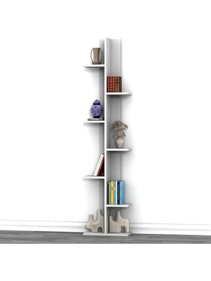 Rafkestir Tree  Duvar Raf Set Beyaz ( Mat )