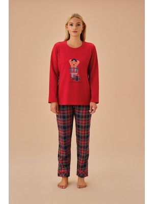 Suwen Teddy Bear Pijama Takımı