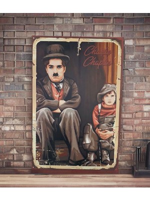 Get Store Charlie Chaplin Ahşap Poster