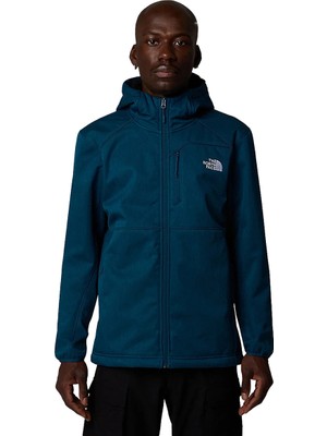 The North Face Quest Hooded Softshell Erkek Mavi Outdoor Ceket NF0A3YFP2LO1