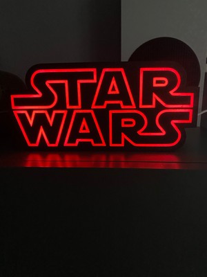 Devotech Star Wars LED Işıklı Masa Lambası Kırmızı Renk