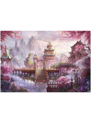 Pix Art Sanat Çin Sarayı 40 x 30 cm Elmas Mozaik Tablo