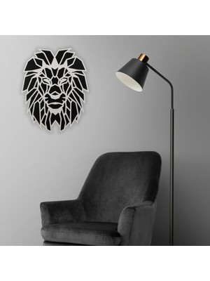 Aslan Figür Mdf Tablo (50X40)