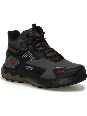 Lumberjack Burk 4Pr Waterproof Bot Erkek K.Gri-Kırmızı Suni Deri Bağcıklı Kışlık Özellik