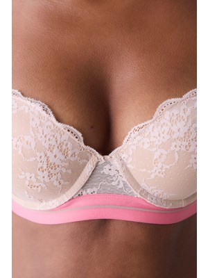Penti Pop Up Lace Dantel Vizon Sütyen