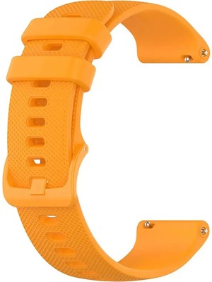 34center Huawei Watch Gt 5 41MM Uyumlu Damalı Silikon Kordon Kayış (18MM)