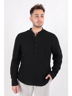 Cazador Erkek Gömlek 2025 Siyah