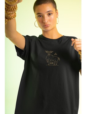 Koç (Aries) / Oversize T-Shirt / Kadın