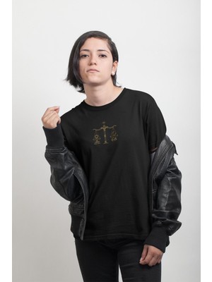 Terazi (Libra) / Oversize T-Shirt / Kadın