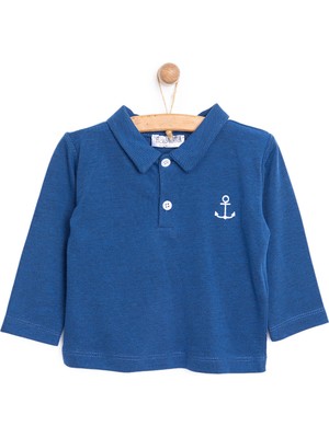 HelloBaby Basic Erkek Pike Uzun Kol Tshirt Erkek Bebek