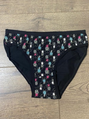 Dondeza Bikini Baskılı Çiçekli Renkli M Beden Külot 2 Li Paket