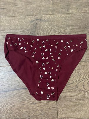 Dondeza Bikini Baskılı Çiçekli Renkli M Beden Külot 2 Li Paket