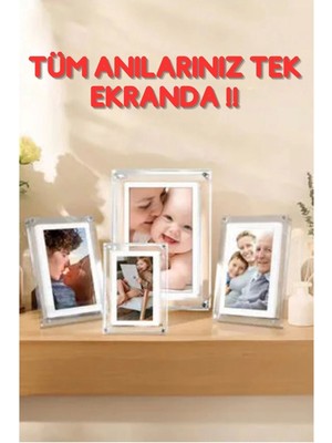 Fotoğraf/video/mp3 Çalar Anı Çerçevesi 7 Inch Dijital Çerçeve