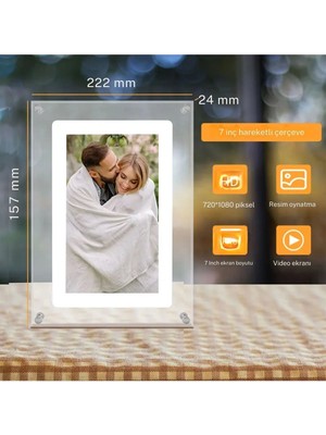 Digital Photo Frame 7 Inch Photo&video Playing Family/couples