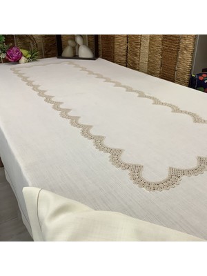 Oya Home El Dantelli Masa Örtüsü -160*260 cm