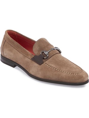 Tergan  Vizon Hakiki Süet Deri Erkek Loafer - E24I1AY56787-A02