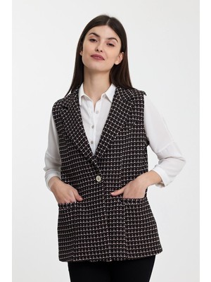 Alexandergardı Cepli Kolsuz Blazer Ceket (B24-36204)