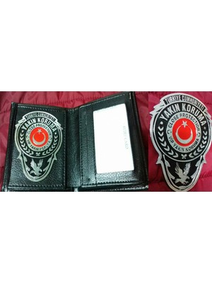 Aldatmaz Bakmadan Geçme,yakın Koruma Rozetli Cüzdanı V +1 Adet Rozet Satınal-