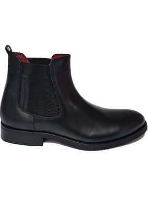 Marcomen Bağsız Çift Lastikli Deri Erkek Klasik Chealsea Bot 20005