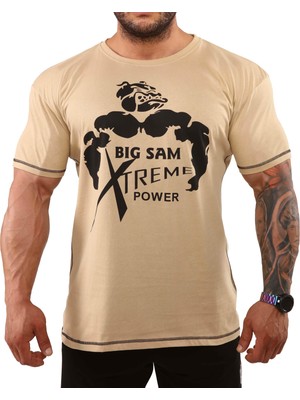Çöl Sarısı Tişört Big Sam 2852