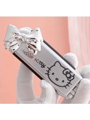 Sanrio Kuromi Cinnamoroll My Melodi Melody Hello Kitty Pochacco Aynalı Katlanır Tarak Saç Fırçası Hediye Ribbon Gümüş Kurdele Y2k Kpop Cep Çanta Ayna Doğum Günü Hediye