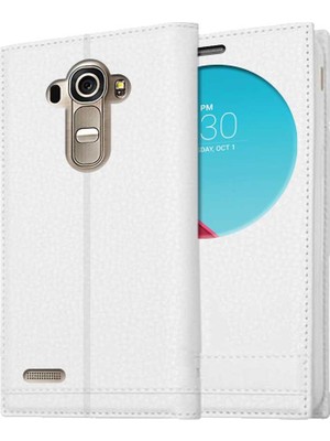 Lg G4 Uyumlu Pencereli Kapaklı Magnum Kılıf