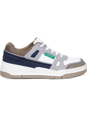 Benetton BNI-11135 Erkek Klasik Sneaker Beyaz
