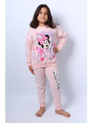 HÇM Kız Çocuk Eşofman Takımı Minnie Mouse Baskılı C63