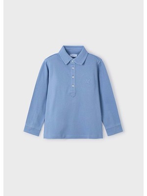 Mayoral Erkek Çocuk Uzun Kol Tshırt - Mayoral  - Mavi - 8 Yaş - 4101--MAVİ-8 Yaş