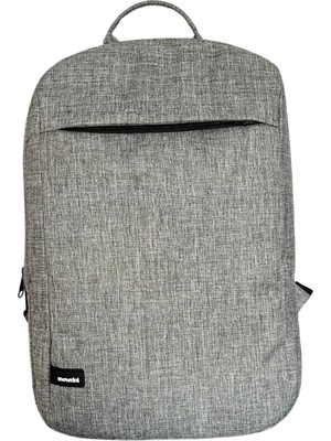 15.6" Gri Laptop Notebook Bilgisayar Sırt Çantası