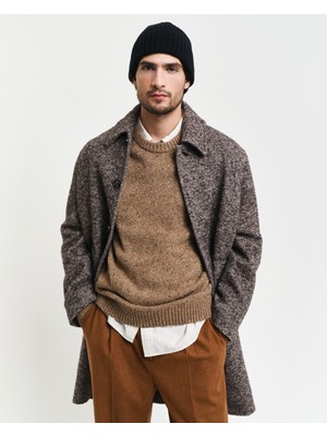 Gant Erkek Regular Fit Bisiklet Yaka Logolu Kazak 8040200.283