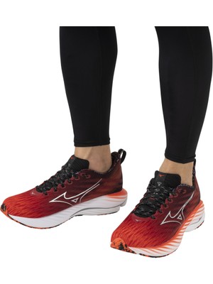 Mizuno Wave Rider 28 Amsterdam Unisex Koşu Ayakkabısı Kırmızı / Siyah