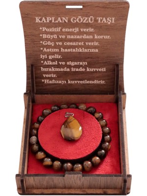 Kaplangözü Taşlı Bileklik & Kolye Set - Doğal Şıklık ve Ruhsal Denge