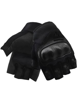 Yaz Mevsimi İçin Vexo Santa 2 Siyah Eldiven Deri Malzeme ile Güçlendirilmiş Korumalı