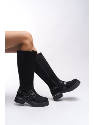 Riccon Kerrurth Kadın Toka Detaylı Çizme 00123310