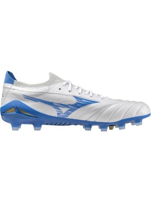 Mizuno Morelia Neo 4 Beta Elite Erkek Krampon Beyaz / Mavi