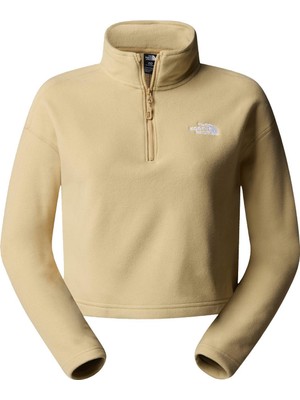 The North Face Kadın 100 Glacıer Cropped Yarım Fermuar Sweatshirt NF0A855NLK51