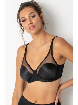 Miorre Balenli Tül Detaylı Minimizer Toparlayıcı Sütyen