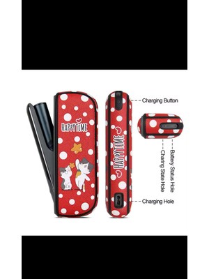 Zigver Illüma Uyumludur Kapaklı Koruma Kılıfı Red Cat